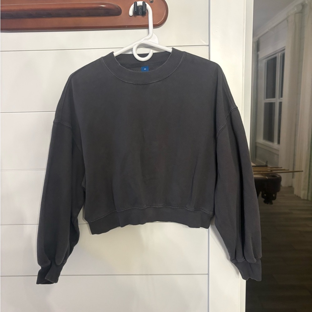 Old Navy Dark Gray Women's Crew Neck Sweater